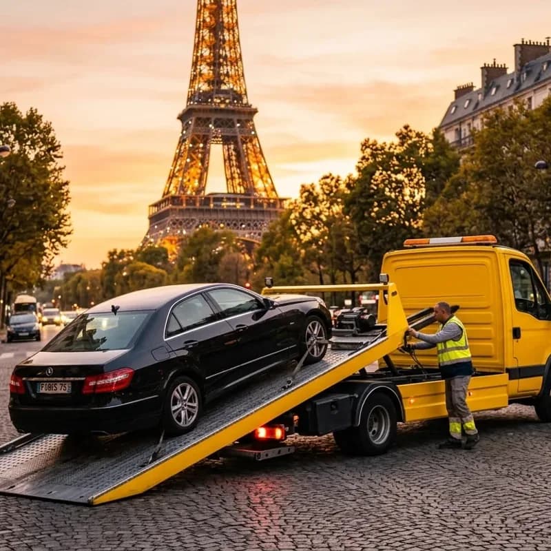 depannage auto camion plateau intervention Paris